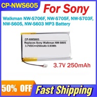 3.7V 250mAh CP-NWS605 Li-Ion Battery for Sony Walkman NW-S706F, NW-S705F, NW-S703F, NW-S605, NW-S603