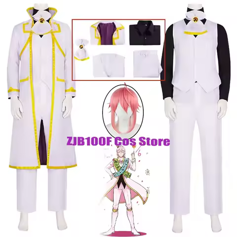 Anime Asmodeus Alice Welcome To Demon-School Mairimashita! Iruma-Kun Cosplay Costume Wig Uniform Hal