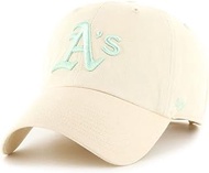 47 Brand Strapback Cap Clean Up Oakland Athletics Natural