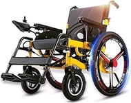 Fashionable Simplicity Heavy Duty Electric Wheelchair Foldable And Lightweight Powered Wheelchair Seat Width 50Cm; Joystick Weight Capacity 100Kg Portable