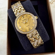 New Stock Bonia Ladies Watch Steel Strep Toten Black Diamond jam tangan perempuan Box