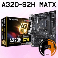 GIGABYTE A320M-S2H MATX Motherboard Ultra Durable 6 SATA Ports ATX Form Factor Black PCB AM4 Socket