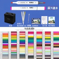 ปากกาหมึก Marker Touch New แบบมีหัวสองหัว ปากกาหมึกน้ำมัน หัวนุ่ม อุปกรณ์ศิลปะการ์ตูนสำหรับนักเรียน 