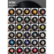 Vintage 45rpm Vinyl Records Box H1H Various Artists