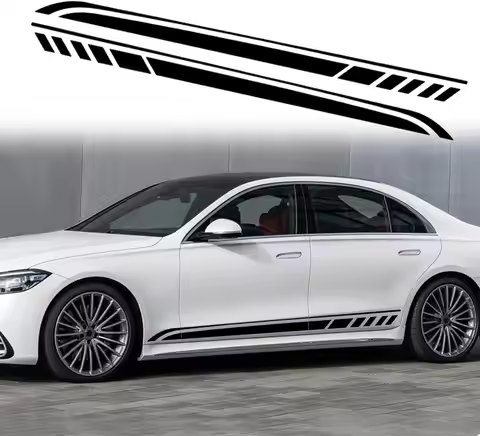 Sports Racing Strip Stickers Vinyl Decals for Car Body Door Universal for Cars SUVs Trucks Off Roads