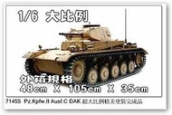 吉華科技@DRAGON 威龍 71455 Pz.Kpfw.II  超大比例精美塗裝完成品 1/6 戰車