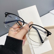 Eye Eyebrow Frame Sven Half-Frame Anti-Blue Light Glasses K002 Trendy Glasses Frame Glasses Myopia G