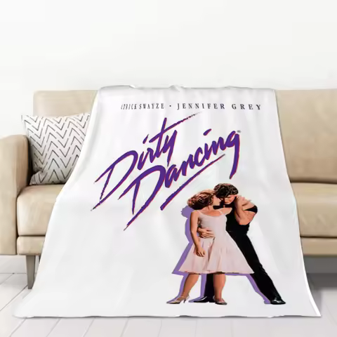 Dirty Dancing Movie Luxury Designer Bedding Blankets for Decorative Sofa Blanket for Winter Roboca P