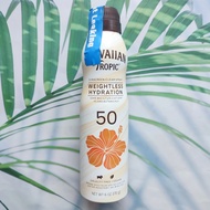 (Hawaiian Tropic®) Silk Hydration Clear Spray Sunscreen Weightless 170g สเปรย์กันแดด ให้ความชุ่มชื้น ซึมเร็ว กันน้ำ กันเหงื่อ