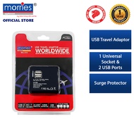 Morries Universal Travel Adaptor / USB Travel Adaptor Plug MS-006