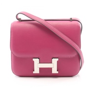 【二手】愛馬仕 (Hermes) Constance 3 Mini 玫瑰紫色肩背包，其他款式 Constance 3 Mini 玫瑰紫色 女士二手 B