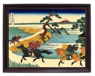 【浪漫視見】葛飾北齋 浮世繪 富嶽三十六景 富士山 風景畫 畫 名畫 裱框畫 複製畫 日本風 和風 壁畫 裝飾畫 飾品