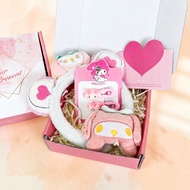 Gift Set for girlfriends, manyPieces (hairpin, mane, keychain) with box, meaningful gift for birthda