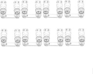 AULINK (OEM Parts) 8PCS Hydraulic Roller Valve Lifters For Ford Small Block SBF 302 221 255 260 289