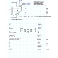 Corbel Design with Analysis Design Excel Spreadsheet