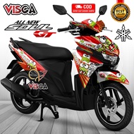 Decal Soul GT 125 Full Body Stiker Mio Soul GT 125 Full Body Striping Mio Soul GT 125 Full Body Kerr