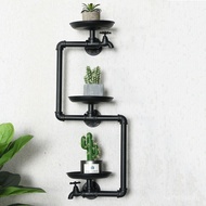 Rak Wain Rak Bunga DIY Suhu Tinggi Dipasang di Dinding Bergalvani Air Dicat Empat Enam Titik Rak Pen