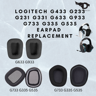 🔥𝗥𝗘𝗔𝗗𝗬 𝗦𝗧𝗢𝗖𝗞🔥Replacement Comfortable Earpads Cushion for Logitech G233 G433 G633 G933 G635 G935 G633
