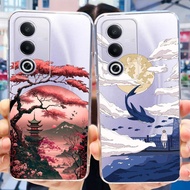 5G Casing Oppo A3 Pro CPH2665 Case Clear Aesthetic Luxury Cute Flowers Cute Panda Transparent Back C
