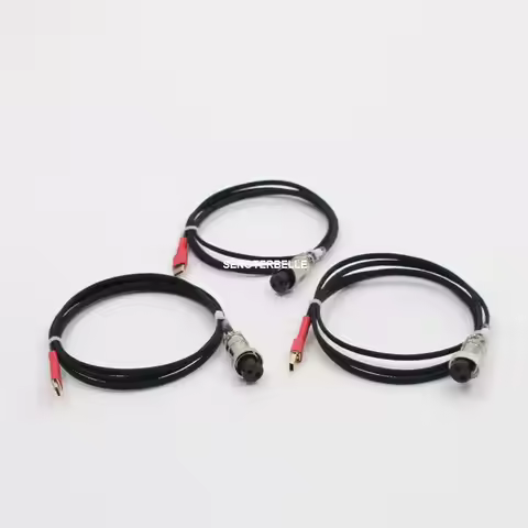 1PC Hi-End Power Supply Cable GX16 to Micro USB / Type -C / Mini USB PSU Adapter Cable