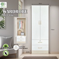 PROMOSI KILANG TERUS🔥DiY SamPoint Almari Baju Sekali Laci | Almari Baju Murah 2 Pintu | Kabinet Baju