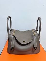 Hermes Lindy 26 大象灰金扣