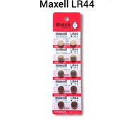 Maxell LR44 Original - Maxell Battery Alkaline Baterai Kancing Lithium AG13 / LR44 1.55V - berfungsi untuk Alat Bantu Pendengaran, Kalkulator, Kamera, Jam, Laser, Remote, Jam Tangan, PDA, &amp; dapat digunakan untuk alat elektronik lainnya - khaycell