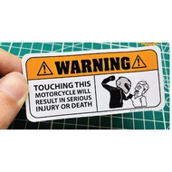G168 Funny Motorcycle Sticker Decal