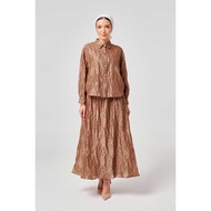 SHE DAZZLE Rosavelle Set In Russet Brown