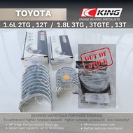 KING Bearing TOYOTA 2TG 2TGEU 12T / 3TG 3TGTE 13T Celica Carina TA60 TA63 Corolla TE25 TE71 Corona T