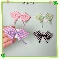 SIMPLESHOP Doll Clothes, Cotton Stuffed Doll 10~15cm Checkered Cloak, Kawaii|Outfit Checkered 15cm C