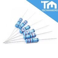 10 pcs of Resistor 1% 0.5W 10Ohm ~ 100k Ohm (1/2W) 0.5 Watt Metal Film Resistance Perintang