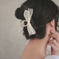 日牌 OSEWAYA 髮夾絲帶珍珠鯊魚夾