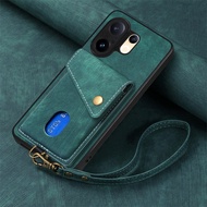 เคส X200FE สำหรับ Vivo X200 FE X 200 FE VivoX200FE 5G 2025สุดหรูพร้อมสายคล้องเคสโทรศัพท์หนังกระเป๋าเ