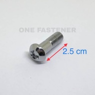 BOLT BINTANG M10x25 yamaha CHROME bolt 14