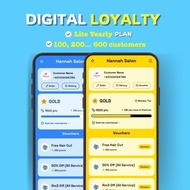 LITE Yearly Plan – Digital Loyalty Card / Membership System / Stamp & Point Rewards / 会员积分系统 / 忠诚卡 [