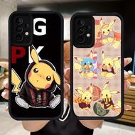 Q120 Pokemon soft Casing for Samsung A34 A55 A54 A36 A15 A35 S25 Ultra A16 A24 A05S A25 A56 A04s A14