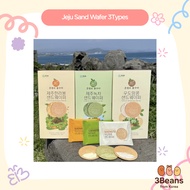 Jeju Sand Wafer – Hallabong / Green Tea / Udo Peanut   | Crispy Cream Sandwich Wafer | Mandarin Snac