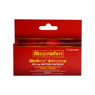 IBUPROFEN Medicol Advance 200mg Softgel Capsule X 5 Per Pack