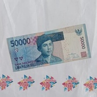 Uang Kuno Kertas Indonesia 50000 Rupiah Tahun 2015 I Gusti Ngurah Rai