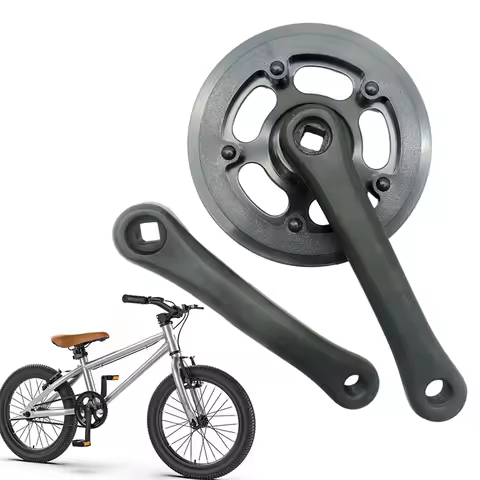 Bike Crankset Bike Bike Chainset Wheel 32T 152mm For Fixie Bikes Ebike Bicycle Aluminum Alloy Parts 