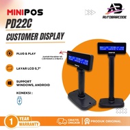 Customer Display Minipos D22C Pole Display Minipos MP PD22C USB Customer Display Cashier PD220
