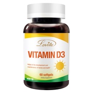 LOVITA Non-Active Vitamin d3 Soft Capsules 400IU (60 Capsules) (Vitamin d3)