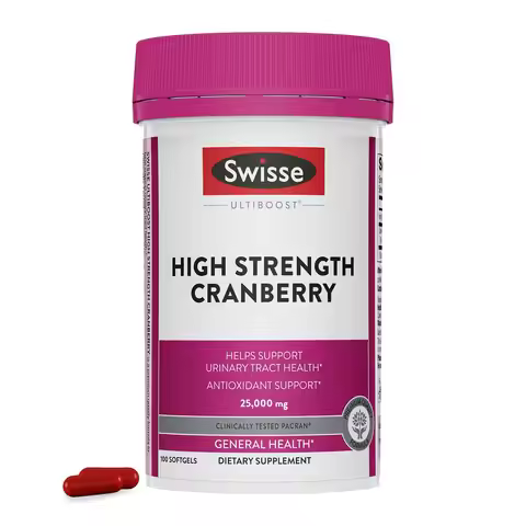 Swisse Cranberry Pills For Women & Men | PACran Cranberry Extract Supplement 25000mg | Bladder & Kid