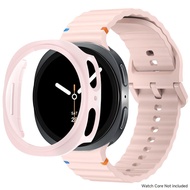 PC Protective Case+Silicone Strap, Suitable for Samsung Galaxy Watch 40mm 44mm, Protective Case, Sui