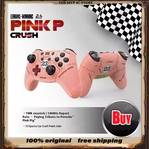 PB TAILS Crush550 Wireless Game Controller TMR Joystick Hall Trigger RGB 1000hz Gamepad Magcase Turb