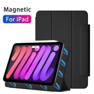 Magnetic Case For iPad Pro 11 12.9 4th 5th 6th Mini 6 2021 8.3 inch Auto Wake &amp; SleepFunda For iPad Air 5 4 10.9 Tri-Fold Leather Case Cover