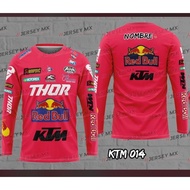KTM Racing Tshirt / Baju Microfiber Jersi / Jersey Sublimation / Tshirt Jersey