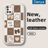 Dienya เคสปลอกสำหรับ Samsung M31 A31 M31 ชั้นหนึ่งเคสการ์ตูนกระต่ายน่ารักรูปแบบด้านข้างโทรศัพท์ดีไซน์ดีไซน์นุ่มหนังฝาปิดเลนส์กล้องบางเคสป้องกันการกระแทก