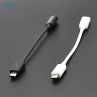 10cm Micro USB Female to Micro USB Male F/M Extension Extender Date Charging Short OTG Cable Black 2